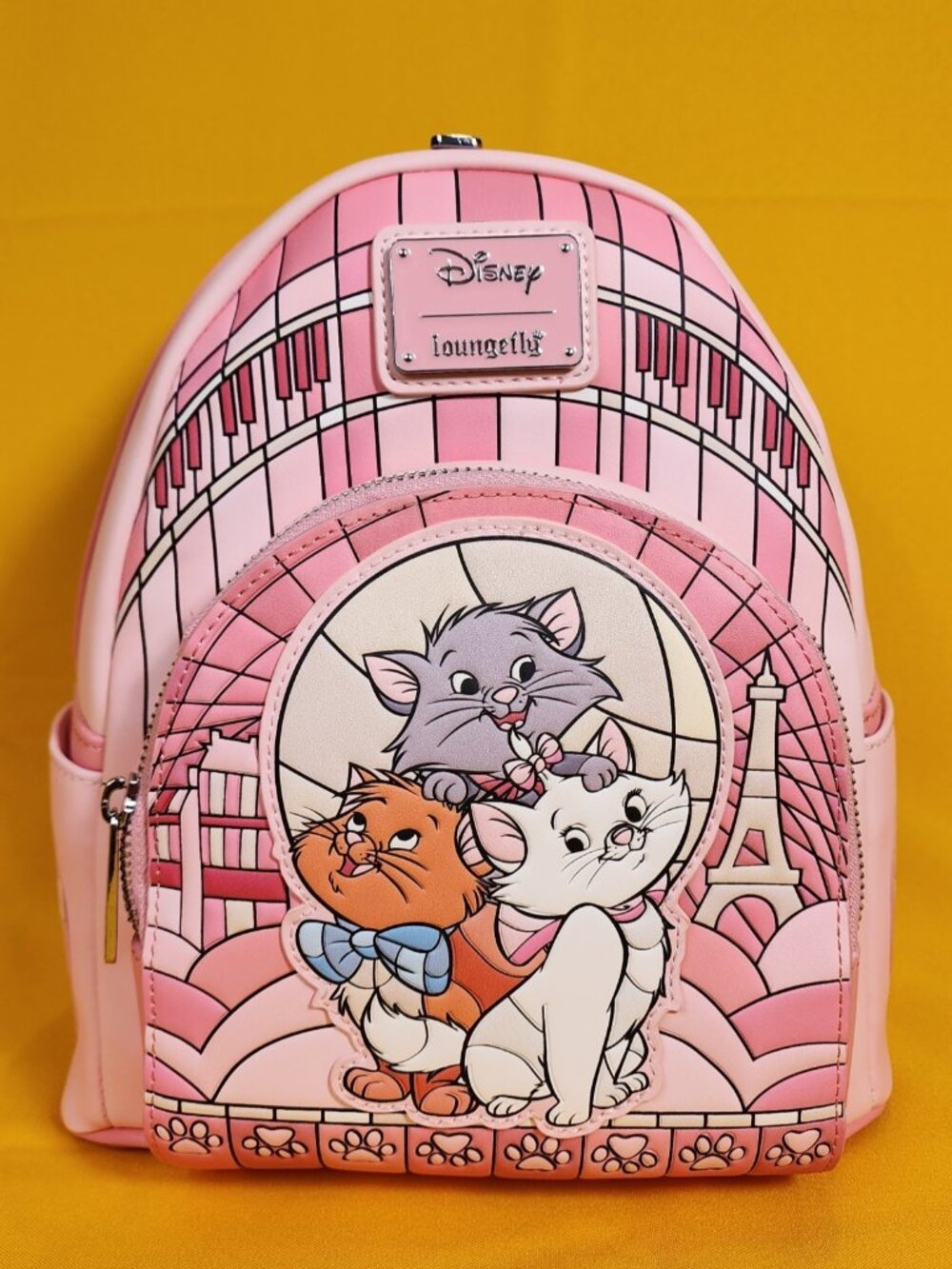 Loungefly Disney The Aristocats Exclusive Stained Glass Marie Mini Backpack NEW